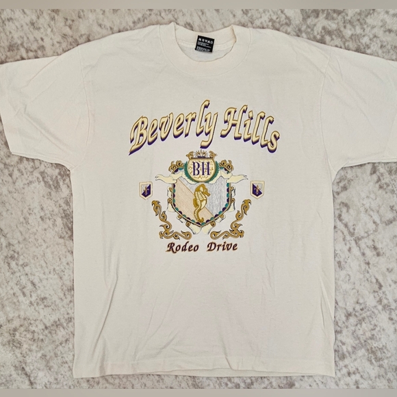 Fruit of the Loom Other - Vintage Single Stitched Beverly Hills Rodeo Drive Graphic Tee